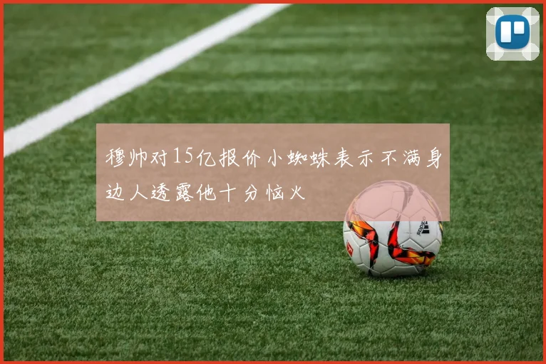穆帅对15亿报价小蜘蛛表示不满身边人透露他十分恼火