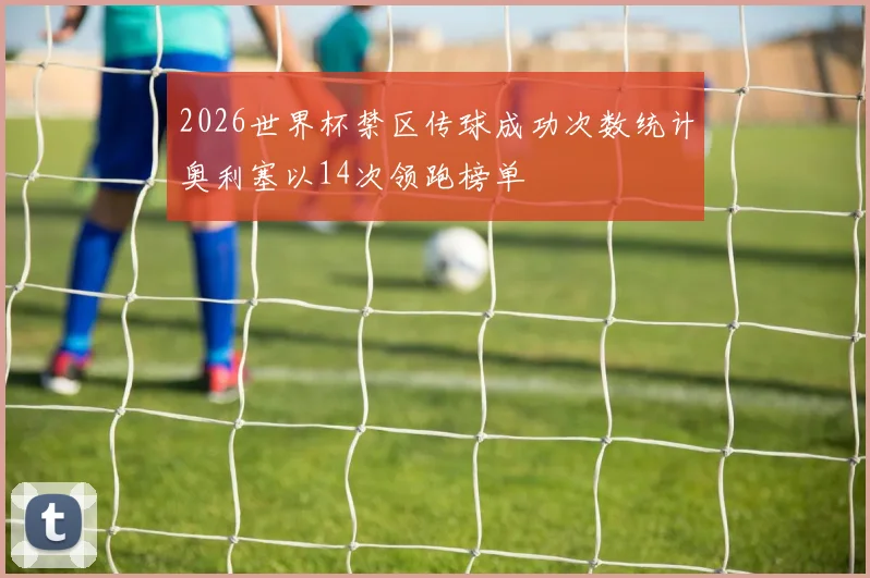 2026世界杯禁区传球成功次数统计奥利塞以14次领跑榜单
